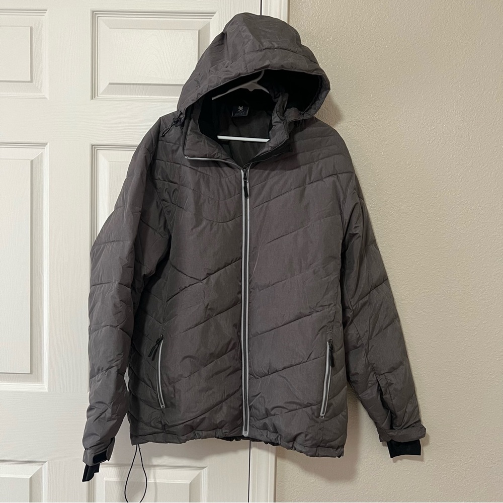 Little Donkey Andy Women’s Gray Insulated Ski Jacket Size Large